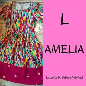 Large dipped amelia lularoe nwt